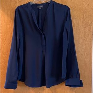 Navy blouse
